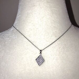 CATE & CHLOE LENNON "ESTEEMED" Pendant With Crystals Chain Necklace